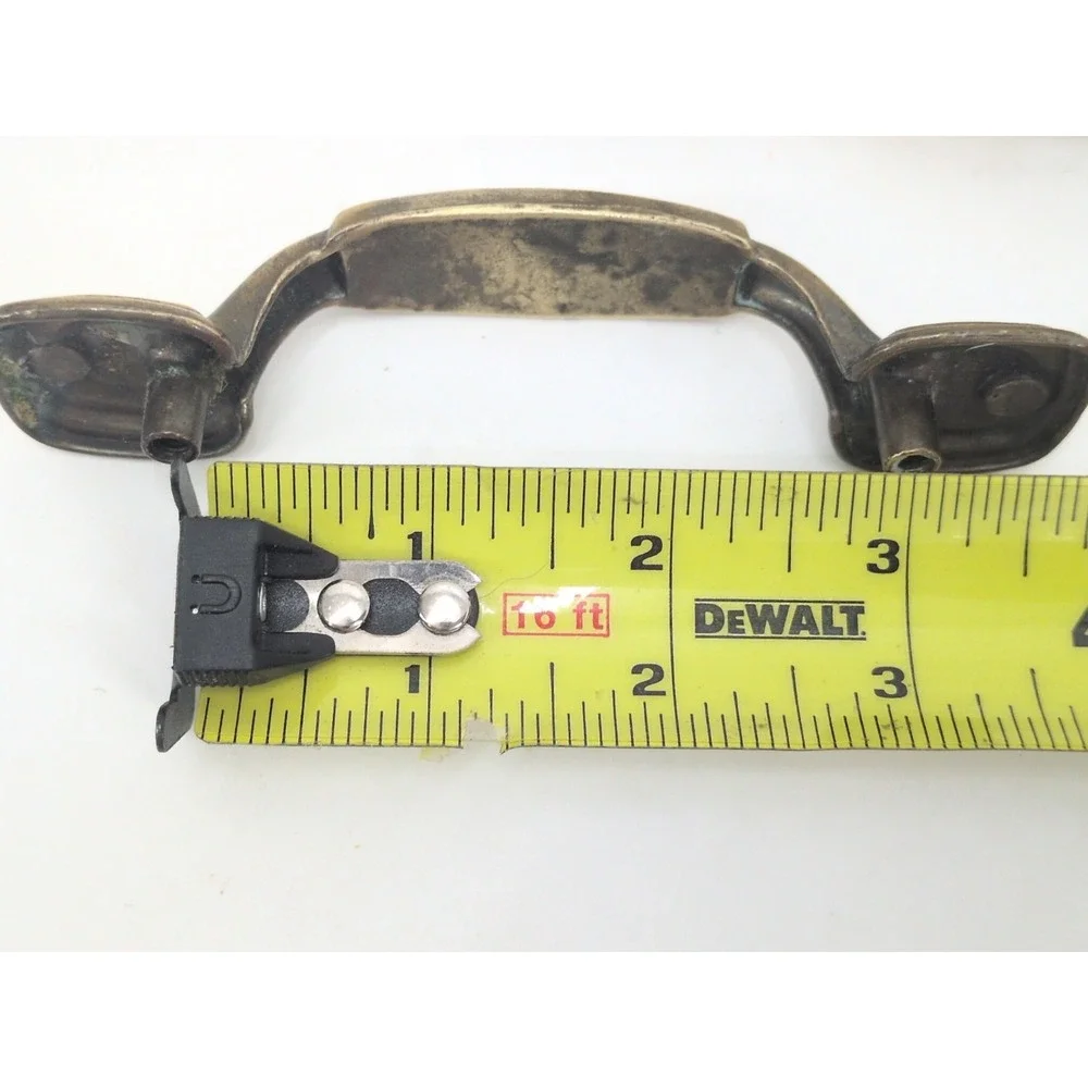 6 Keeler Brass Co N13344 Cabinet Drawer 1950s Pull Handle 3